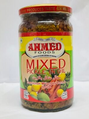 Mixed Pickle In Oil Ahmed Brand